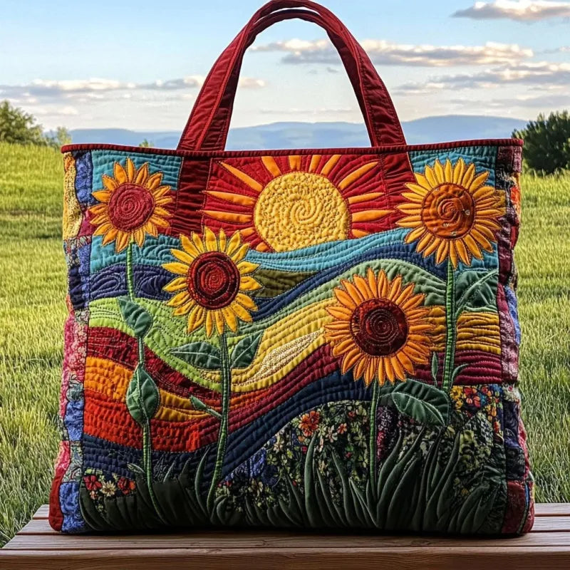 Borsa Artigianale - Girasole e sole