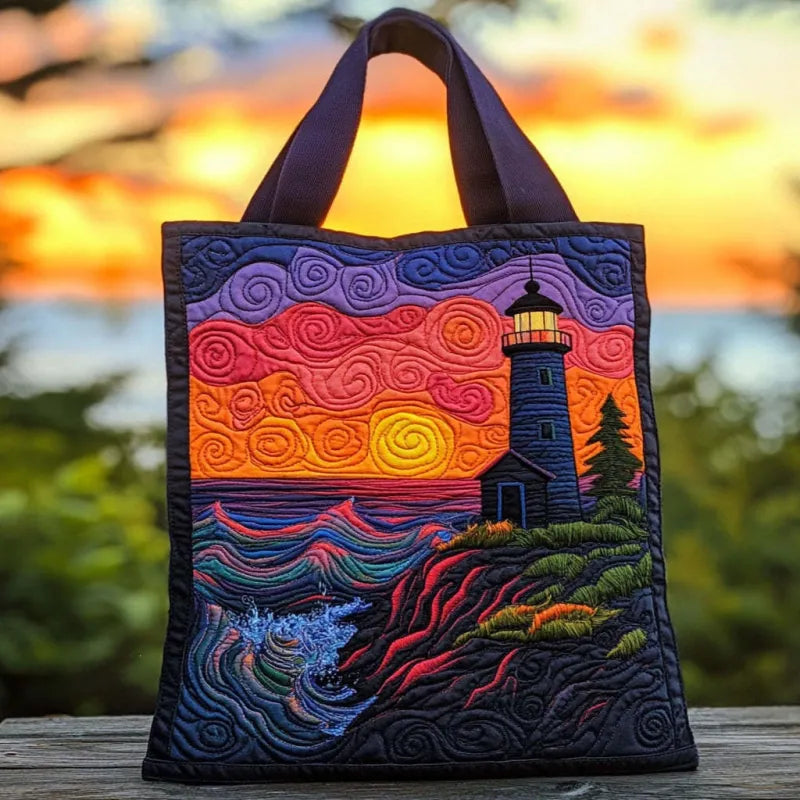 Borsa Artigianale - Faro al tramonto