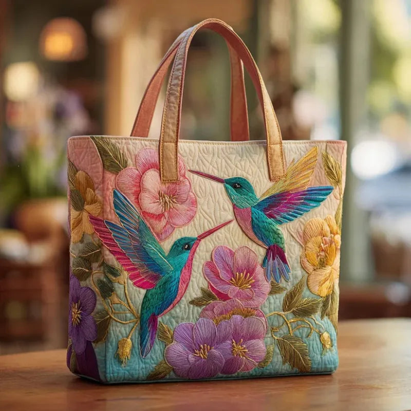 Borsa Artigianale - Due colibrì