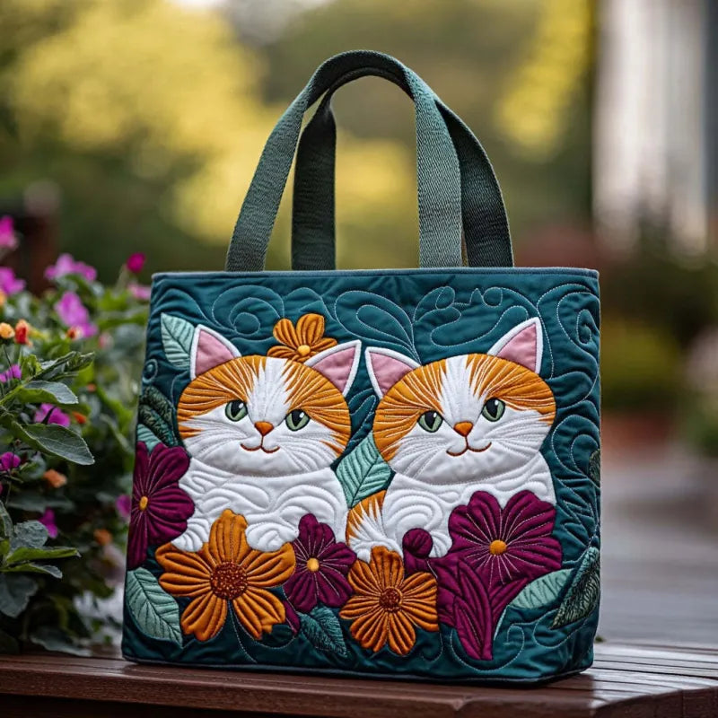 Borsa Artigianale - Due gatti amici