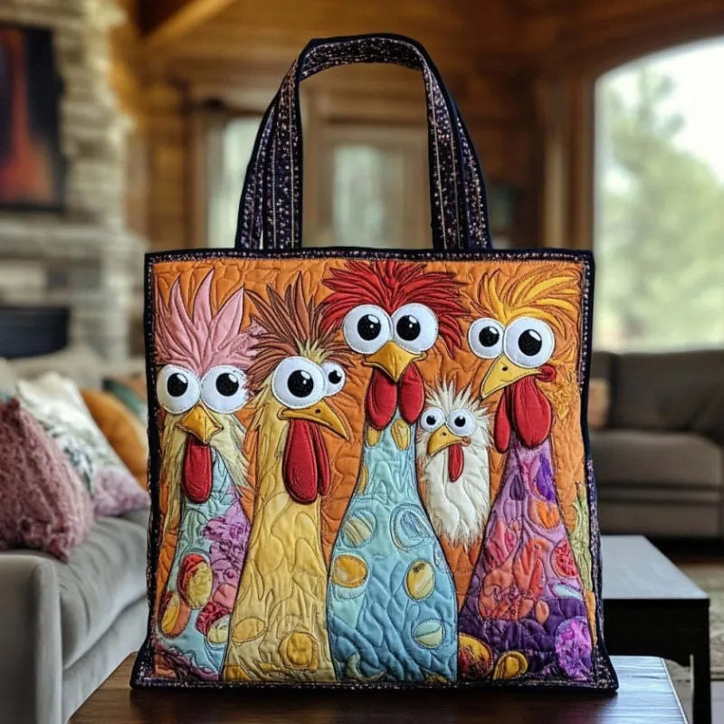 Borsa Artigianale - Galline che