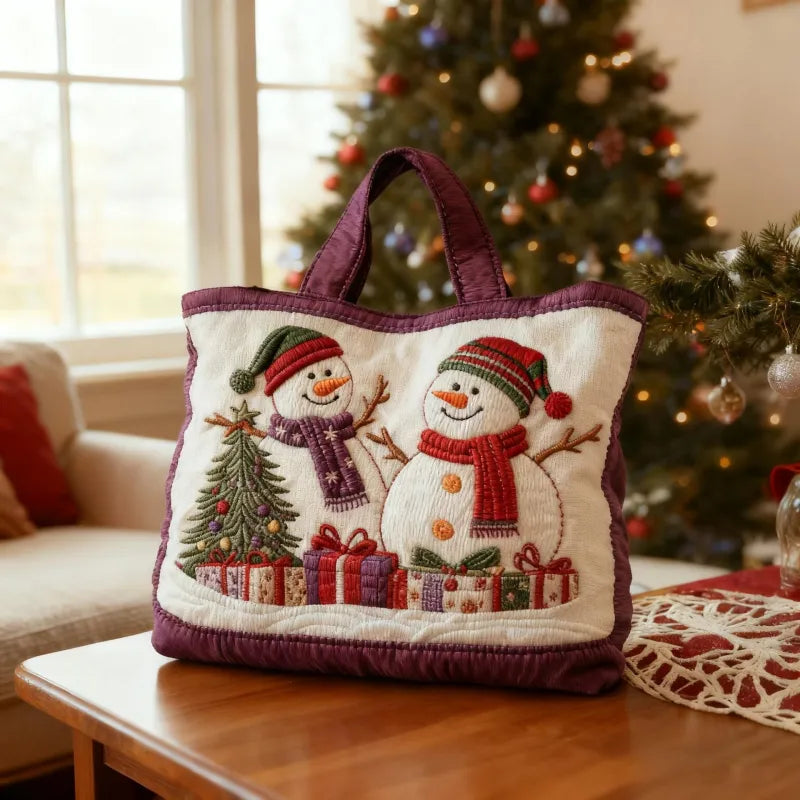 Borsa Artigianale - Pupazzi di neve